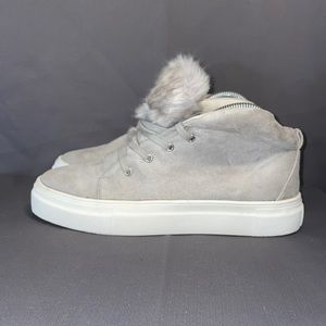 MIA TILLIE SUEDE SHOES WITH FUR